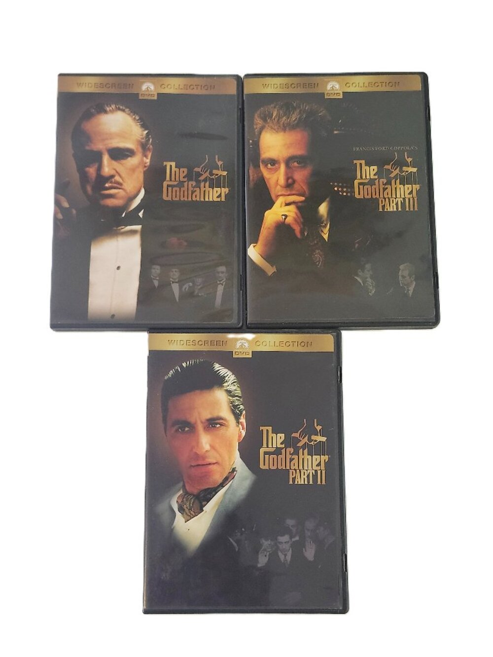 The Godfather Trilogy – Widescreen DVD Set – Parts I, II & III – Complete